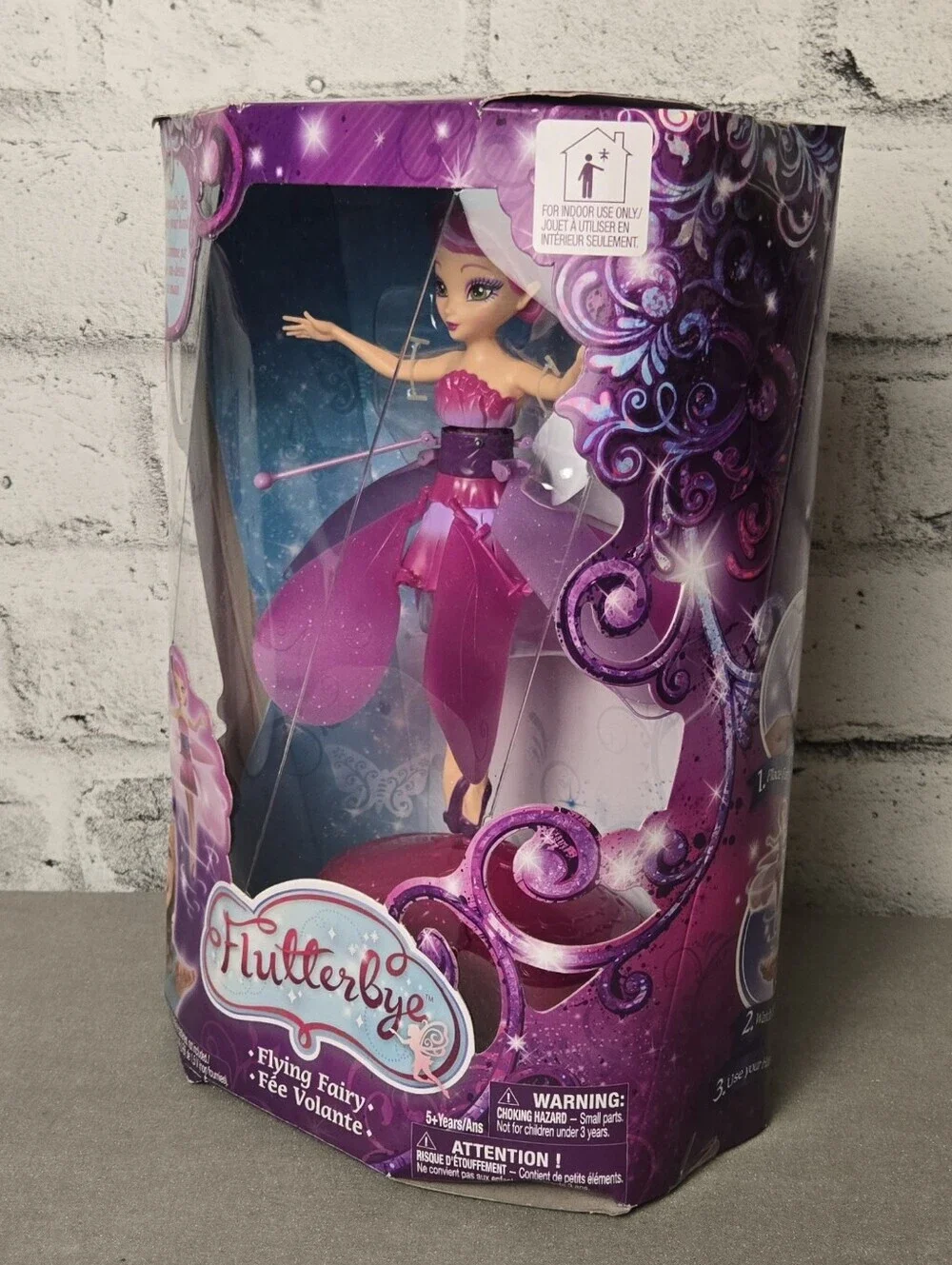 Flutterbye Flying Fairy Doll NIB Interactive Hover Fairy Spin Master